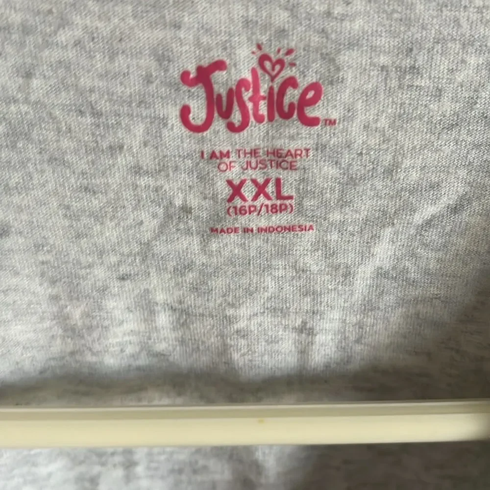 Justice Girls long sleeve t shirt xxl